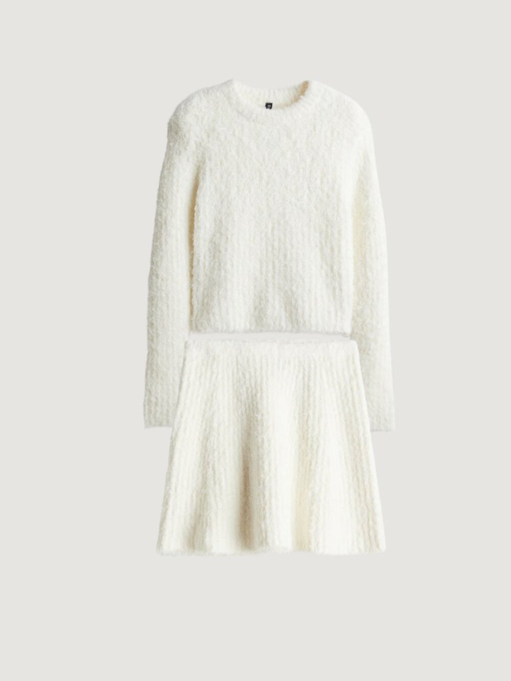 H&M Sweater Co-Ord Set Top and Skirt Size Large